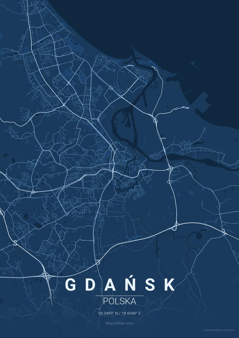 Gdańsk styl blueprint
