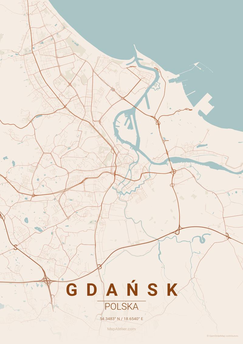 Gdańsk styl pastelowy